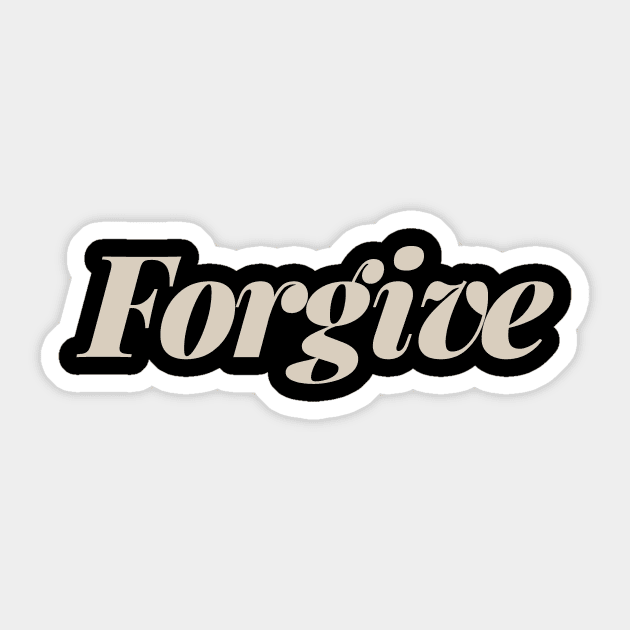Forgive Sticker by calebfaires